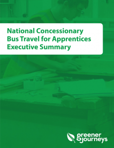 National concessionary bus travel for apprentices