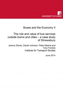 Buses and the Economy II: Task 6 Report