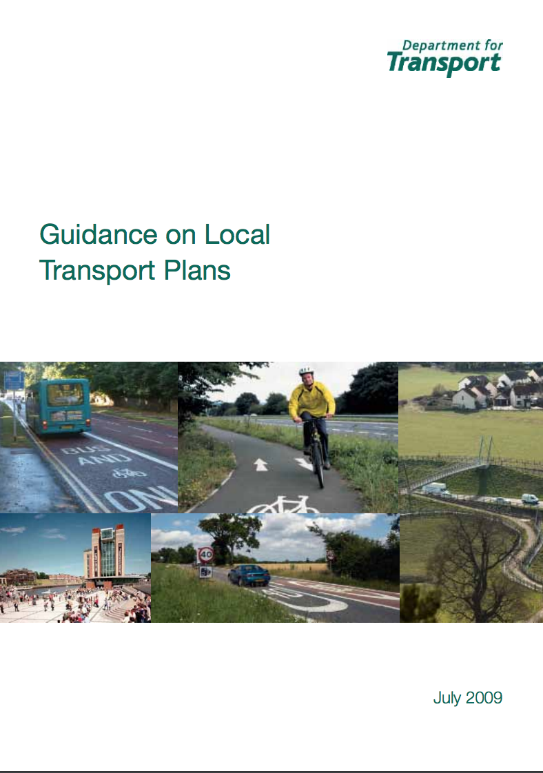 Guidance on Local Transport Plans