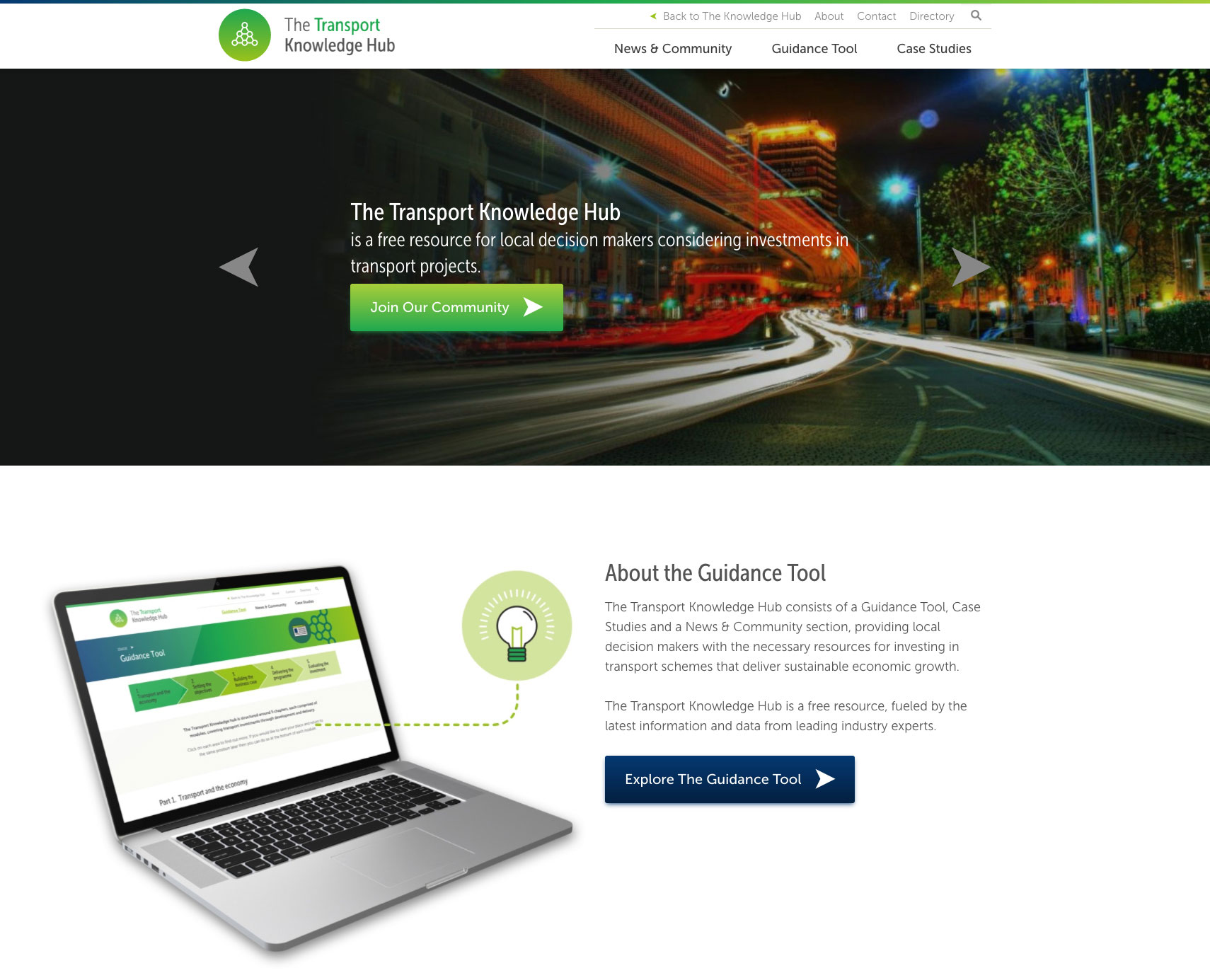 Transport Knowledge Hub Home Page