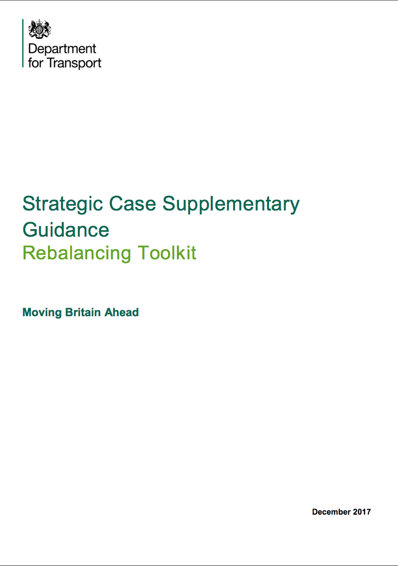 Strategic Case Supplementary guidance: Rebalancing Toolkit